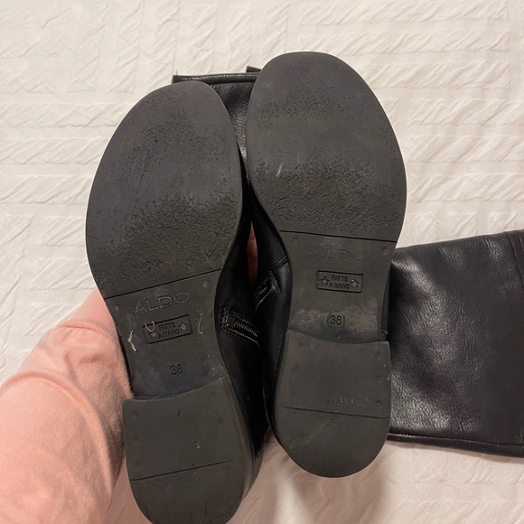 Also black leather boots, size 7.5 - Picture 3 of 4